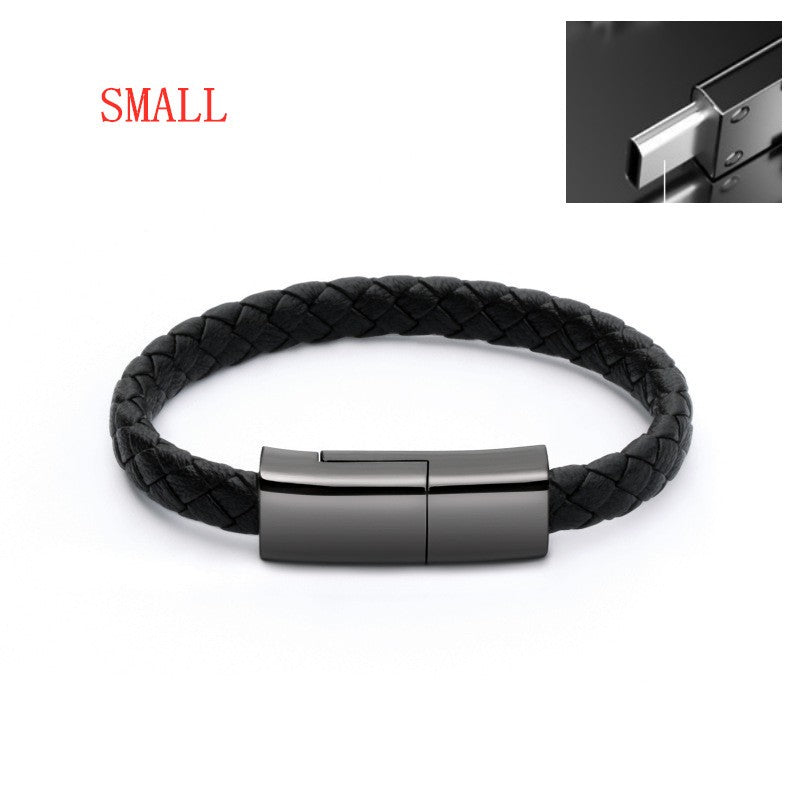 Creative wristband data cable, wristband charging cable