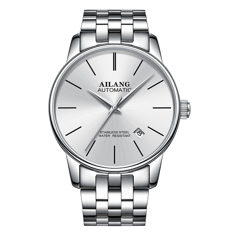 Automatik-Armbanduhr aus Edelstahl