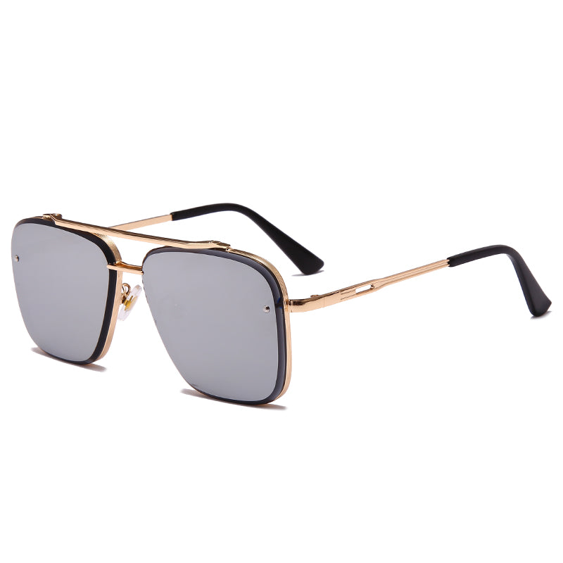Vintage-Metall-Sonnenbrille