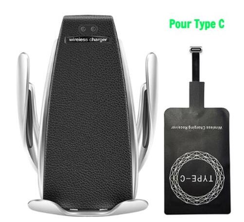 Wireless car charger 10W induction fast charging function with car phone holder S5