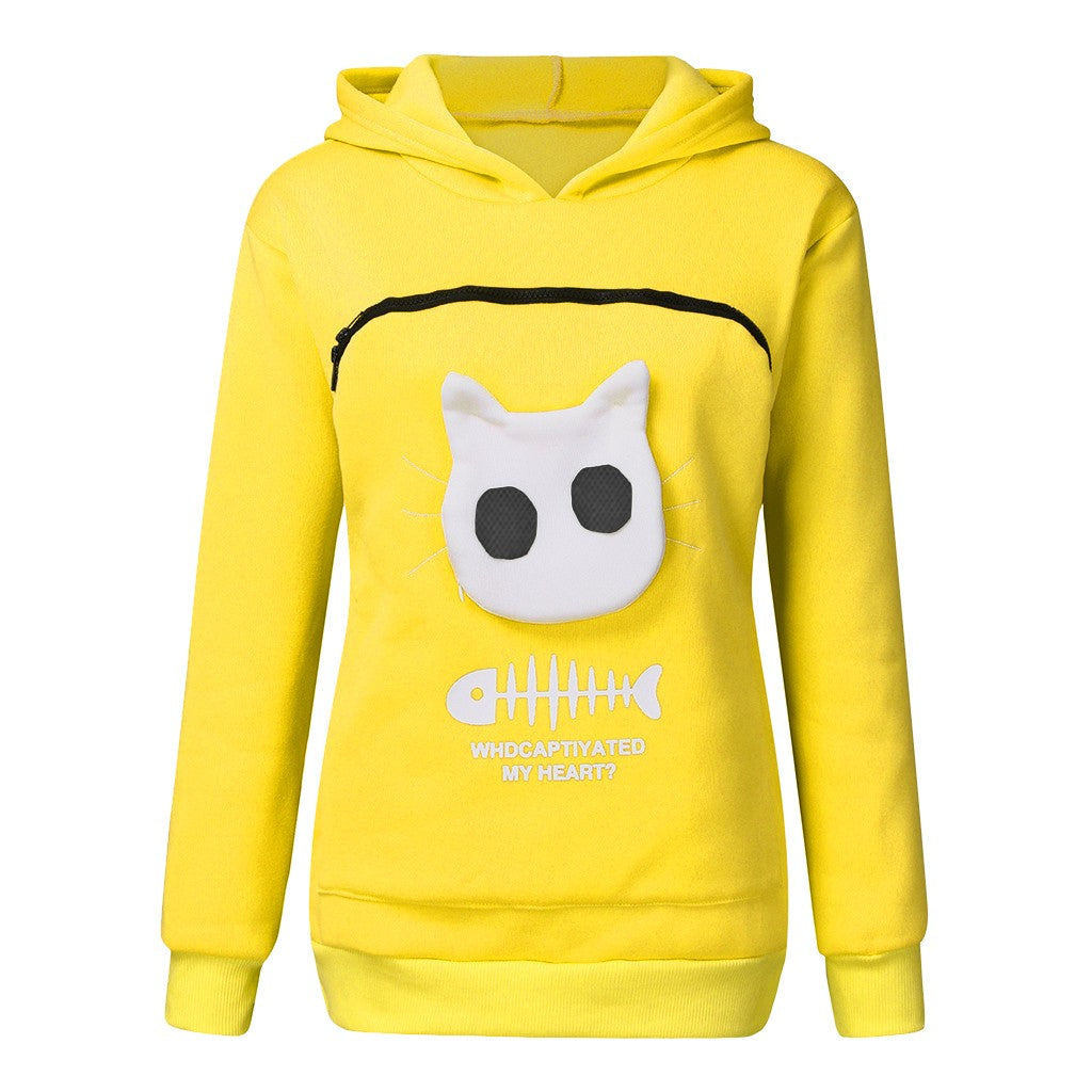 Katzenmotiv Tasche Katzen Outfit Sudadera con capucha