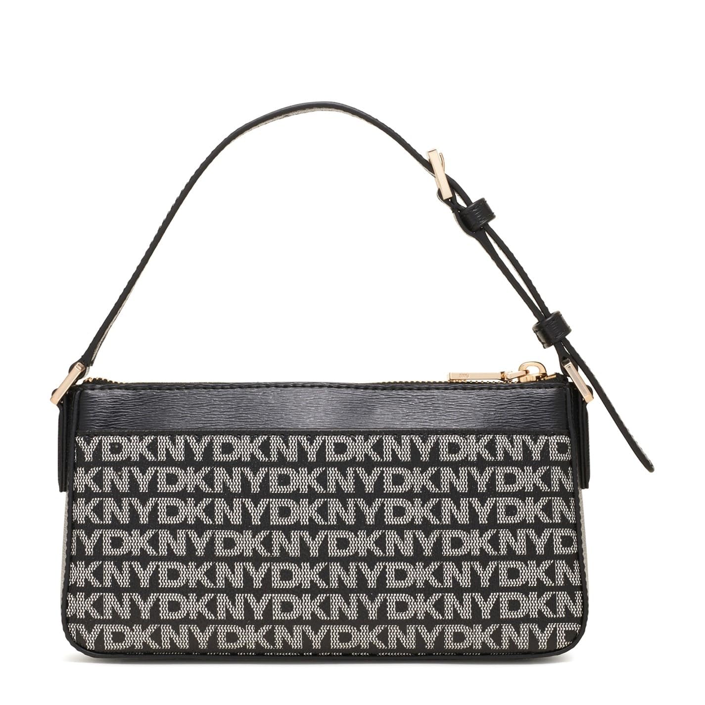 DKNY Damen Bryant Ave Top Zip Demi Crossbody, Black Logo-Black