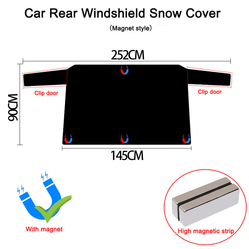 Imán Coche Windschutzscheibe Schneeschutz