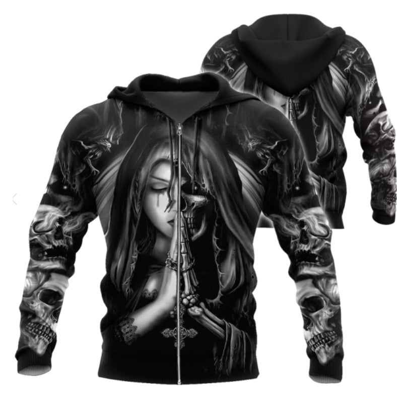Halloween Totenkopf Anime 3D Sweatshirt