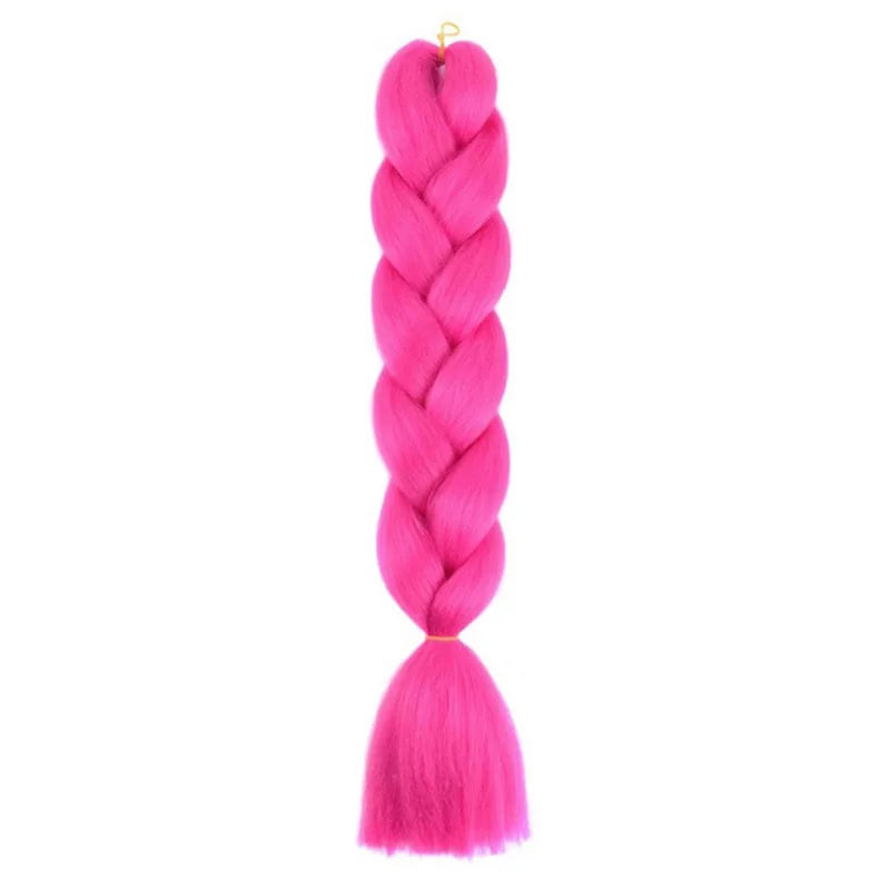 24Inch Synthetic Long Box Jumbo Braiding Hair Extensions Yaki Straight Texture for Women Dreadlocks