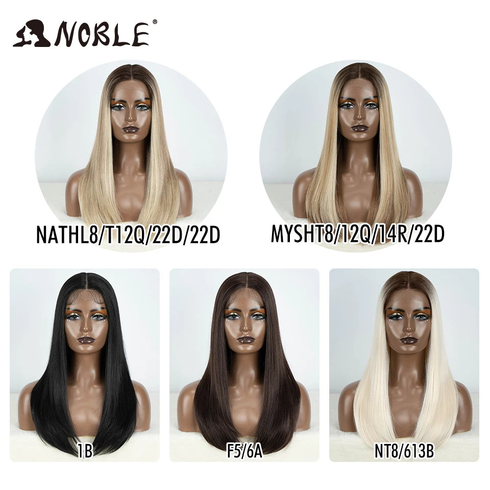 Noble synthetic hair wig for women lace front wig