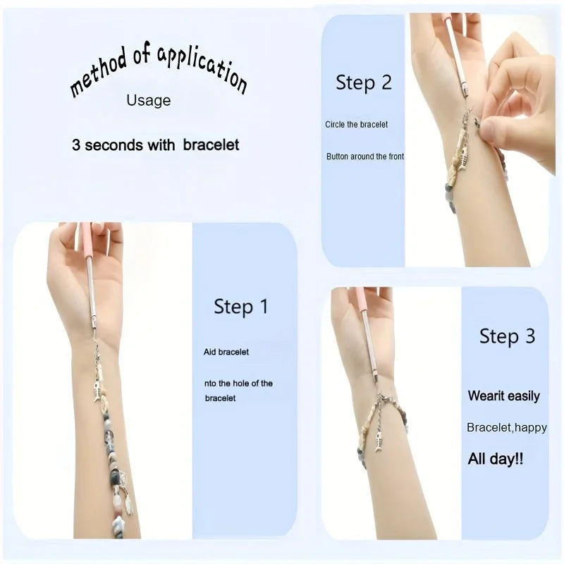 Hilfe Armbandwerkzeug Partner Schmuckhelfer Befestigungshilfe Schnell Lösen Haken Ausrüstung Zangen Verschlüsse Krawatten Reißverschluss Handwerk