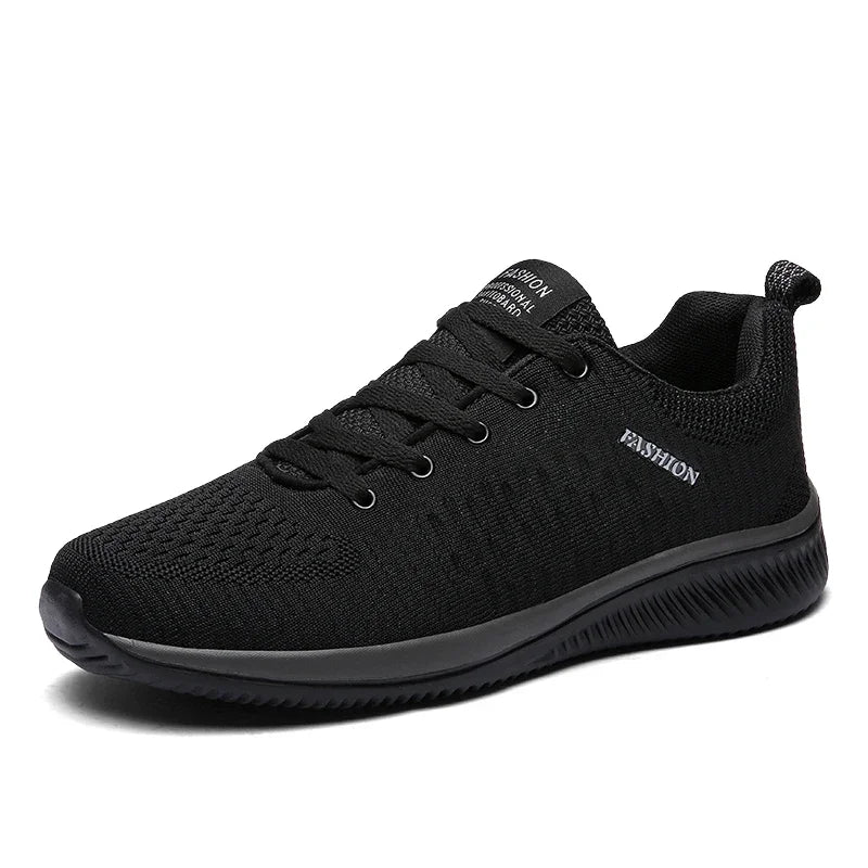 YRZL Sportschuhe für Herren, Sneaker, Schwarz, Freizeitschuhe, Herren-Stricksneaker, atmungsaktiv, athletisch, Laufschuhe, Walkingschuhe, Fitnessstudio-Schuhe