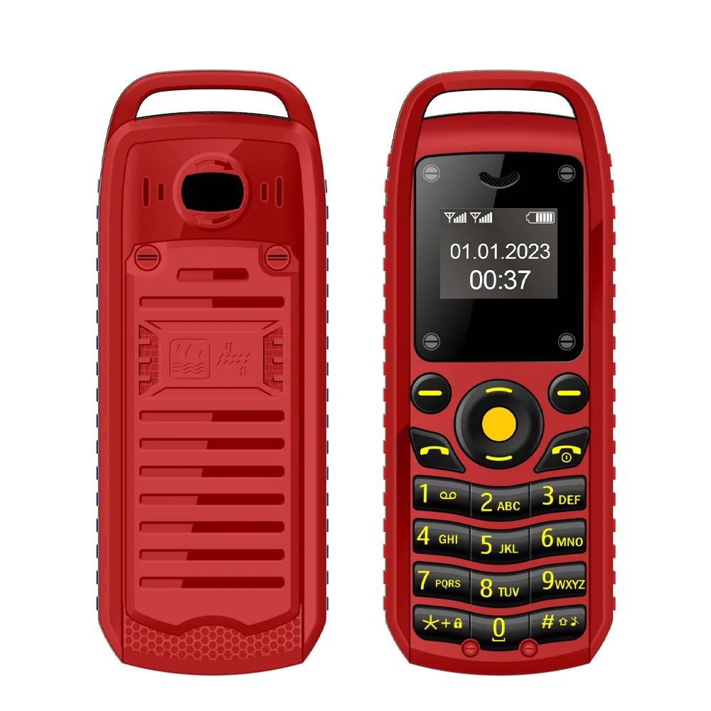 SERVO B25 Tasten-Mini-Mobiltelefon 2 SIM-Standby Bluetooth-Wählfunktion Umgebungs-Verschleiß-Blacklist Kleinste Backup-Handys für den Sport