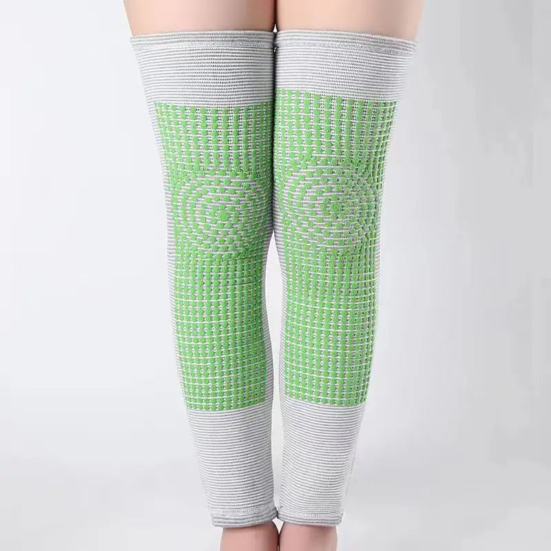 Paar Dot Heating Kniepolster Bandage Sport Knieschoner Turmalin Kniebandage zur Linderung von Arthrose Gelenkschmerzen Erholung Unisex