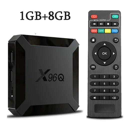 X96Q TV Box Android 10.0 4K Allwinner H313 Quad Core 2.4G Wifi Google Player Youtube Media Player X96 2GB 16GB Smart Set Top Box