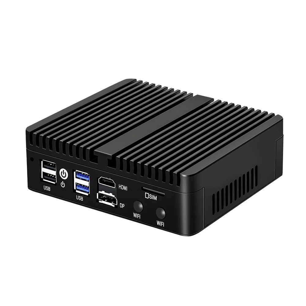 Topton Intel N150 Firewall Mini PC J6412 J5005 6305 4x2.5G i226 LAN Fanless Industrial Computer Router pfSense OPNsense Proxmox