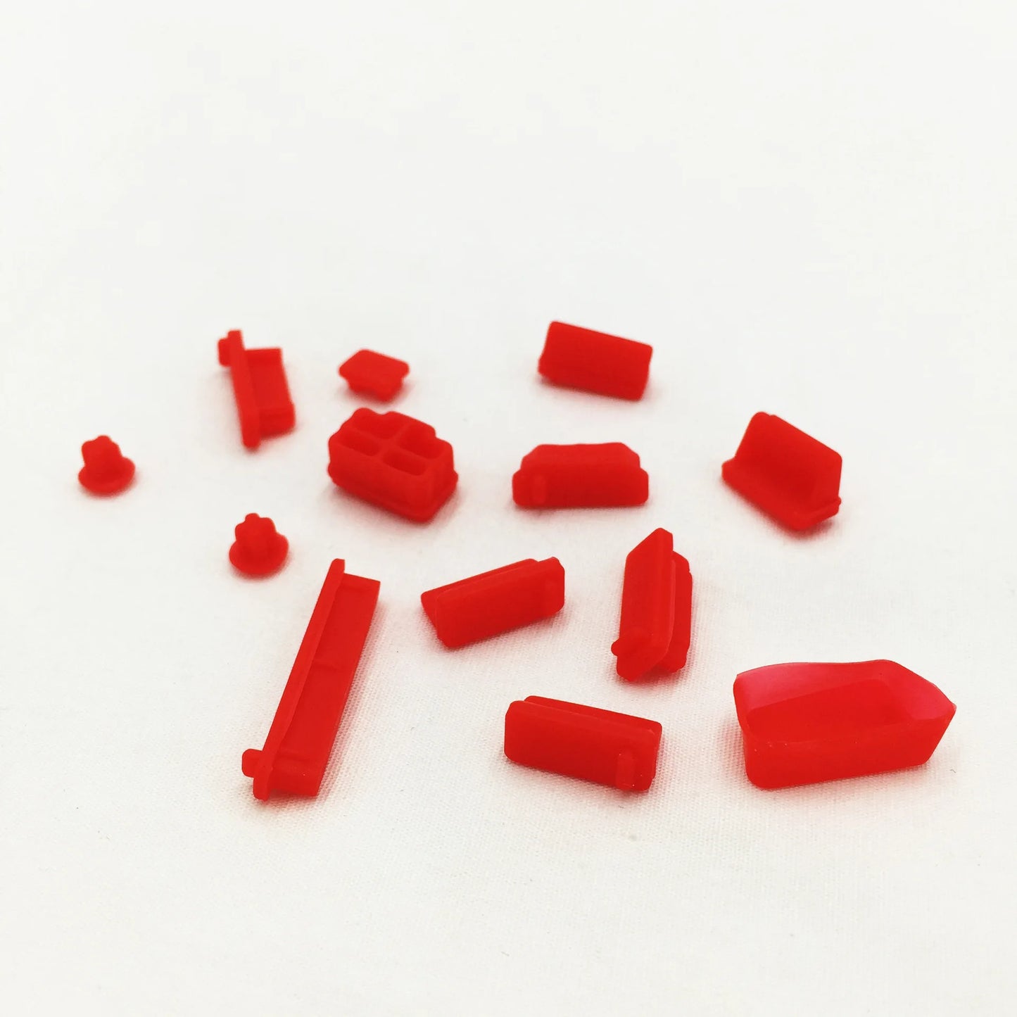 16-teiliges Set universeller staubdichter Notebook-Anschlussstecker Silikon-Protektor USB elastischer Laptop-Computer-Abdeckungsstopper