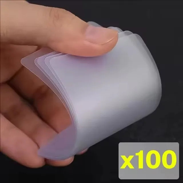 1-100PCS Plastic Card Phone Screen Opener Ultra Thin Flexible Pry Removal Tool Clear Repair Cards for Mobile Tablet LCD Screen