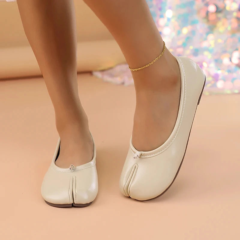 2026 Ganzjährige neue Damen Sanfte Flats mit flacher Sohle - Schleife Bequeme Mutter-Schuhe, verschiedene Optionen verfügbar Freizeitschuhe
