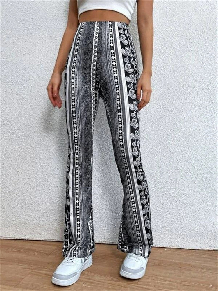 Hochelastische Bedruckte Hose