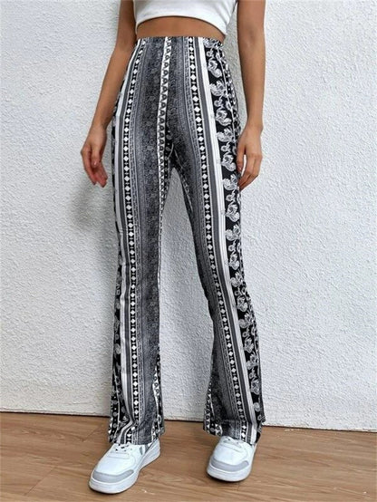 Hochelastische Bedruckte Hose