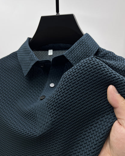 Mesh Eisseide Kurzarm-T-Shirt