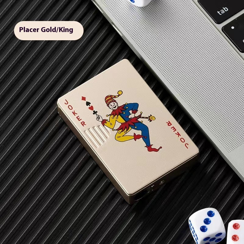 Pokerkarten Design Metall Feuerzeug