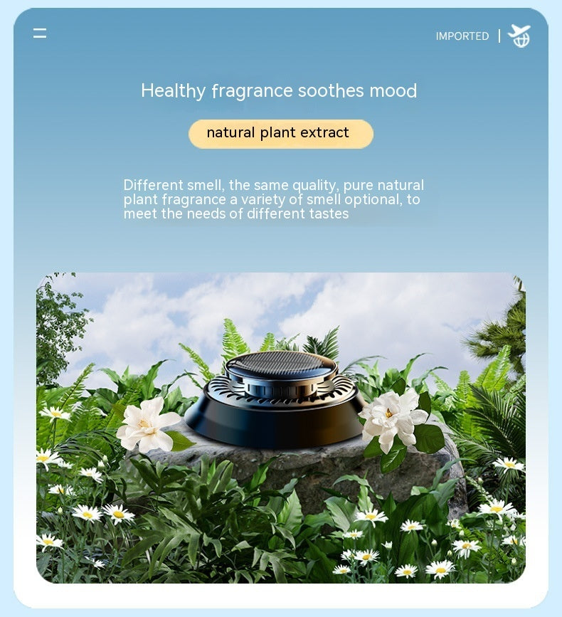 Duftdiffusor Solar Tragbarer Aromatherapie Auto Lufterfrischer