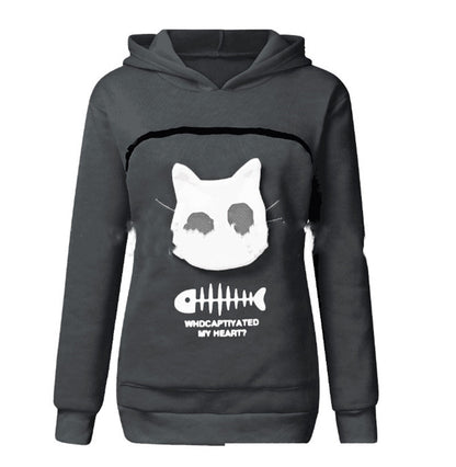 Katzenmotiv Tasche Katzen Outfit Sudadera con capucha
