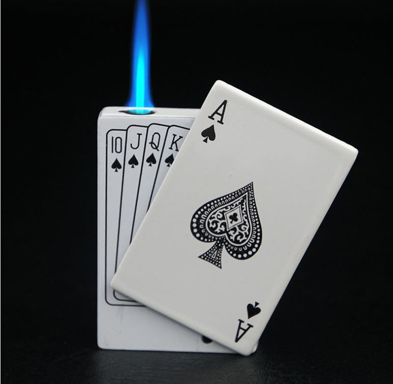 Pokerkarten Design Metall Feuerzeug
