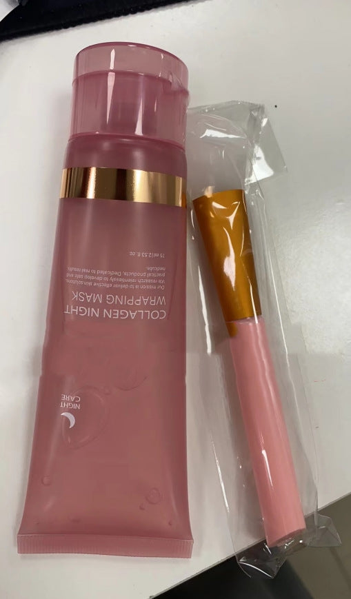 Natürliche Inhaltsstoffe Kollagen Schlafmaske