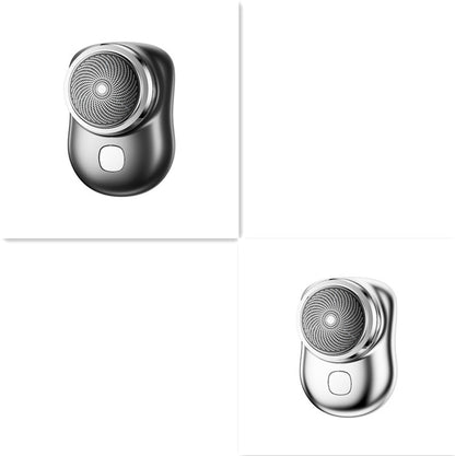 Mini-Gesichtsrasierer, kabellos, wiederaufladbar per USB, elektrisch, Nass- und Trockenrasur, schmerzfreie Rasur, kompaktes Gerät für Unisex