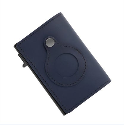 Multifunktionales RFID-Schutz-Diebstahlsichere Kartenetui-Tasche AirTag Leder-Geldbörsen-Set