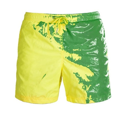 Magische Farbwechsel Schnelltrocknend Strand Badeshorts