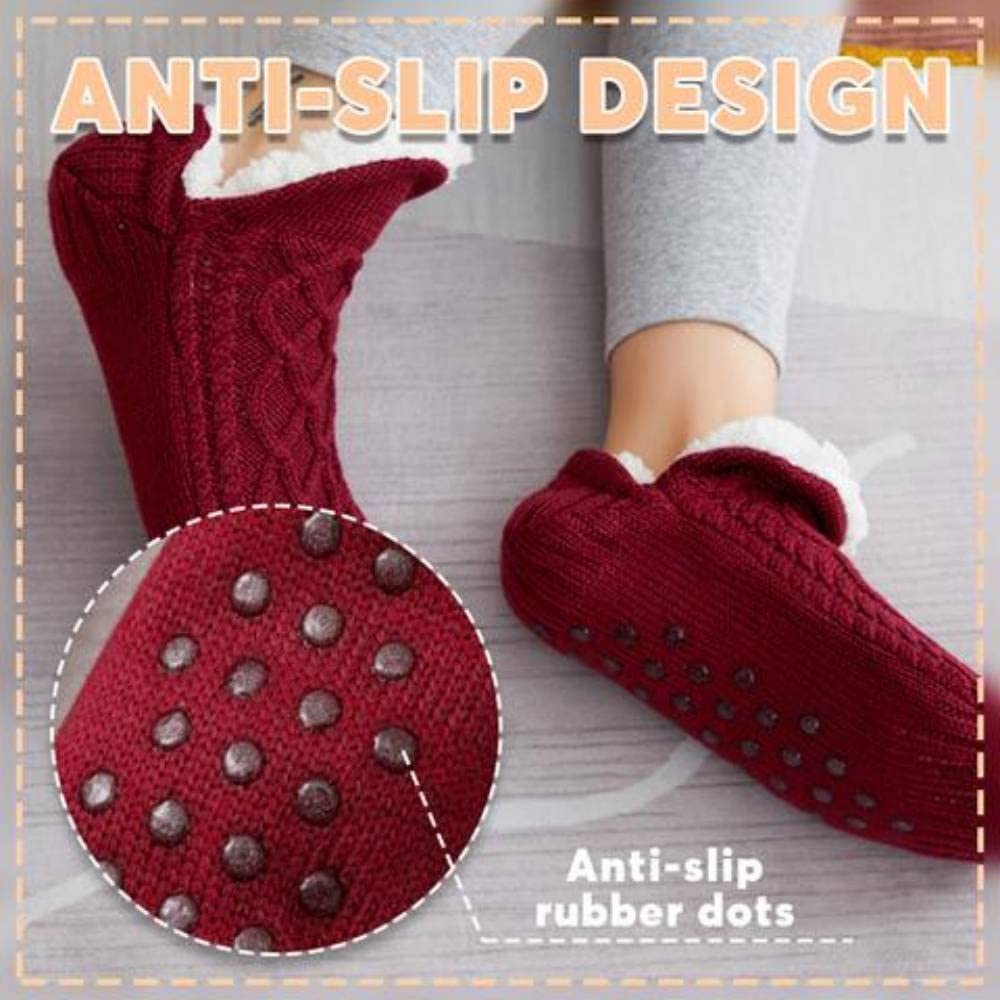 Rutschfeste Calcetines Mujer Wollsocken
