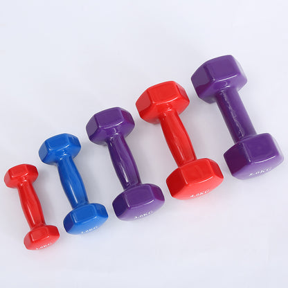 Farbige Fitnesshanteln 