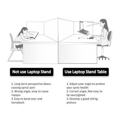 Soporte ergonómico para tableta y portátil con inclinación de 360°