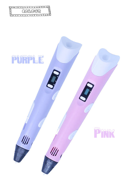 D-Druckstift, 3D-Stift der zweiten Generation, Graffiti, 3D-Stereoskopie-Pinsel, Kinderpuzzle-Malspielzeug