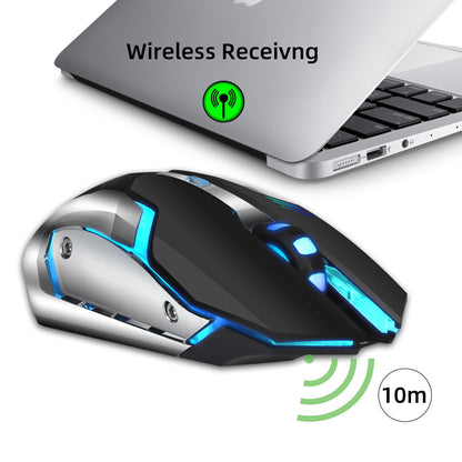 HXSJ Leuchtfunktion 2.4GPI Kabellose Ergonomisch Gaming Maus