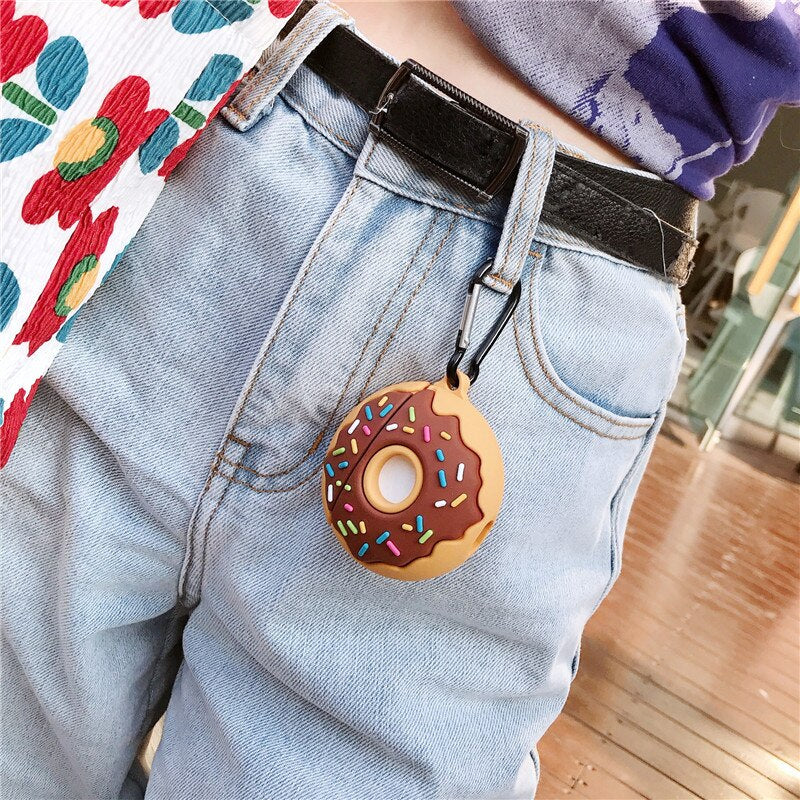 Donut-Motiv Silikon Schutzhülle