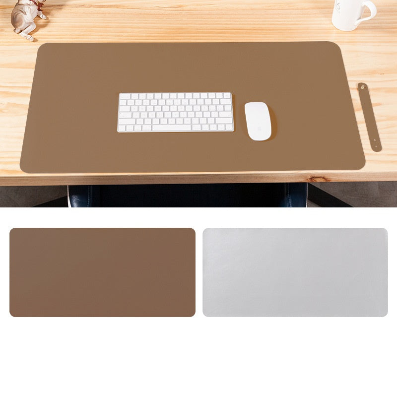 Oversized, double-sided mouse pad