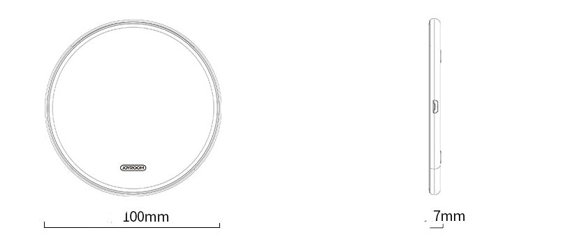 Kabelloses Ladegerät für Mobiltelefone mit Schnellladefunktion