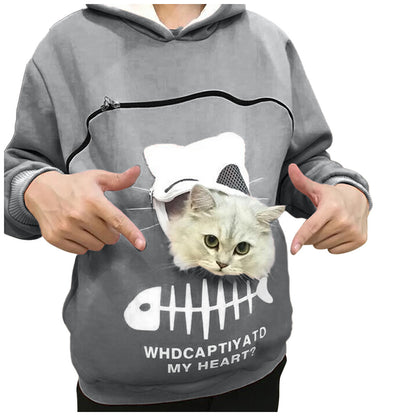 Katzenmotiv Tasche Katzen Outfit Sudadera con capucha