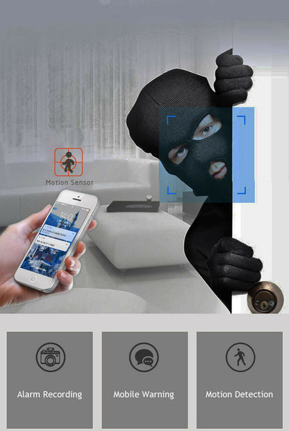 Wi-Fi enabled IP surveillance camera for home monitoring