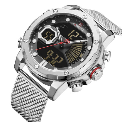 Edelstahl Armbanduhr