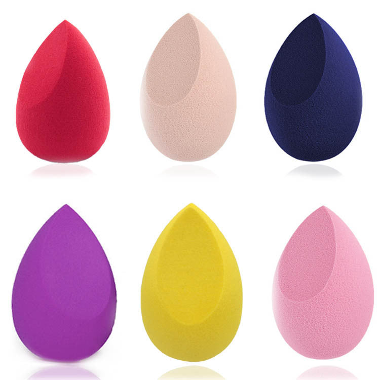 Abgeschrägte tropfenförmige Firsichherzförmige Quaste Make-Up Schwamm Set