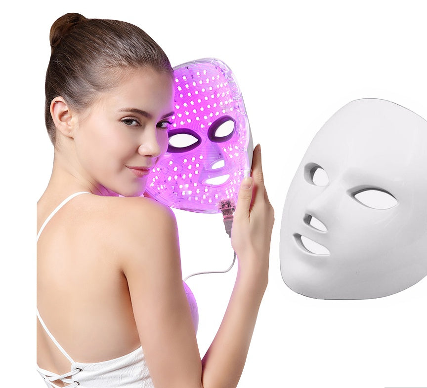 LED facial beauty device