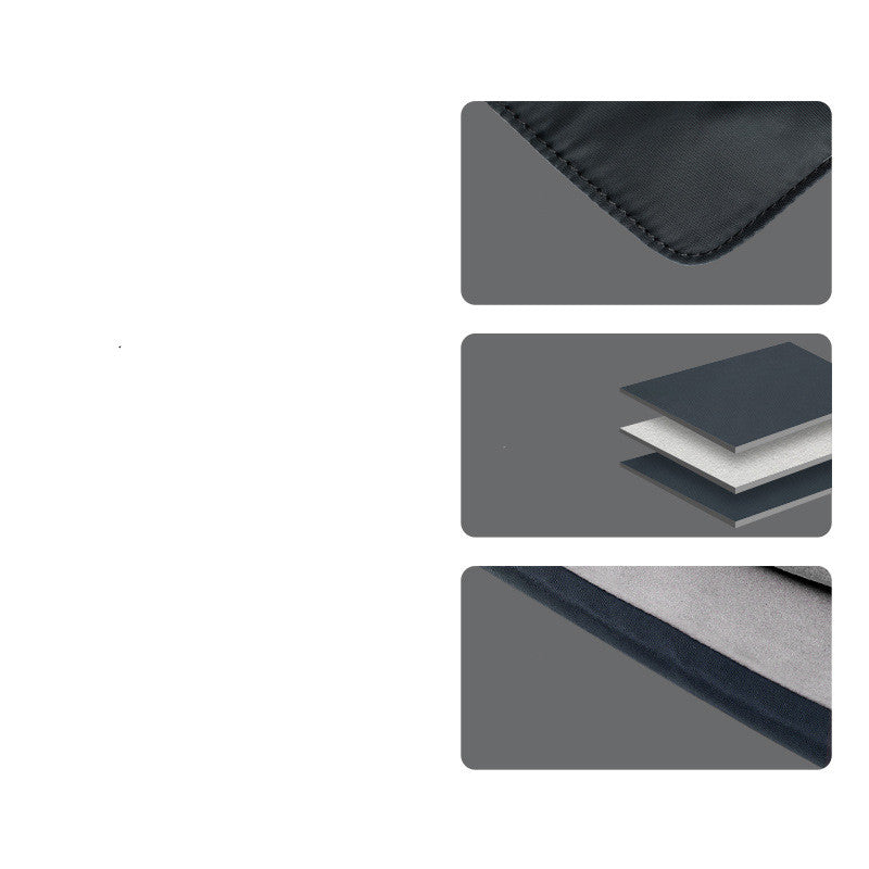 Schwarze und weiße Laptoptasche, Laptop-Schutzhülle