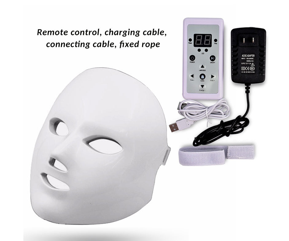 LED facial beauty device