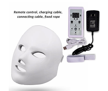 LED facial beauty device
