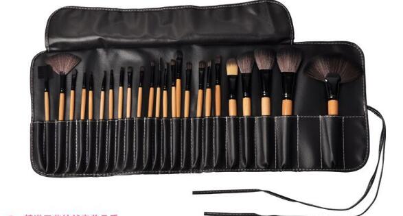 Geschenkset mit 24 Make-up-Pinseln, professionelle Kosmetikpinsel, Augenbrauenpinsel, Puderpinsel, Foundationpinsel, Lidschattenpinsel, Make-up-Werkzeuge
