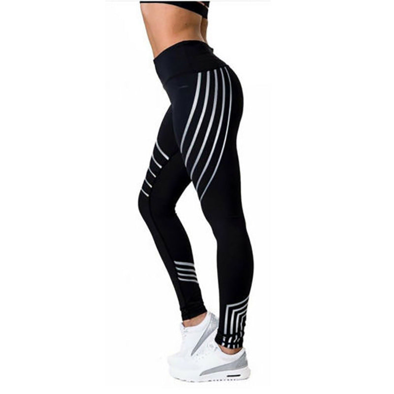 Reflektierende Gym-Yoga-Leggings