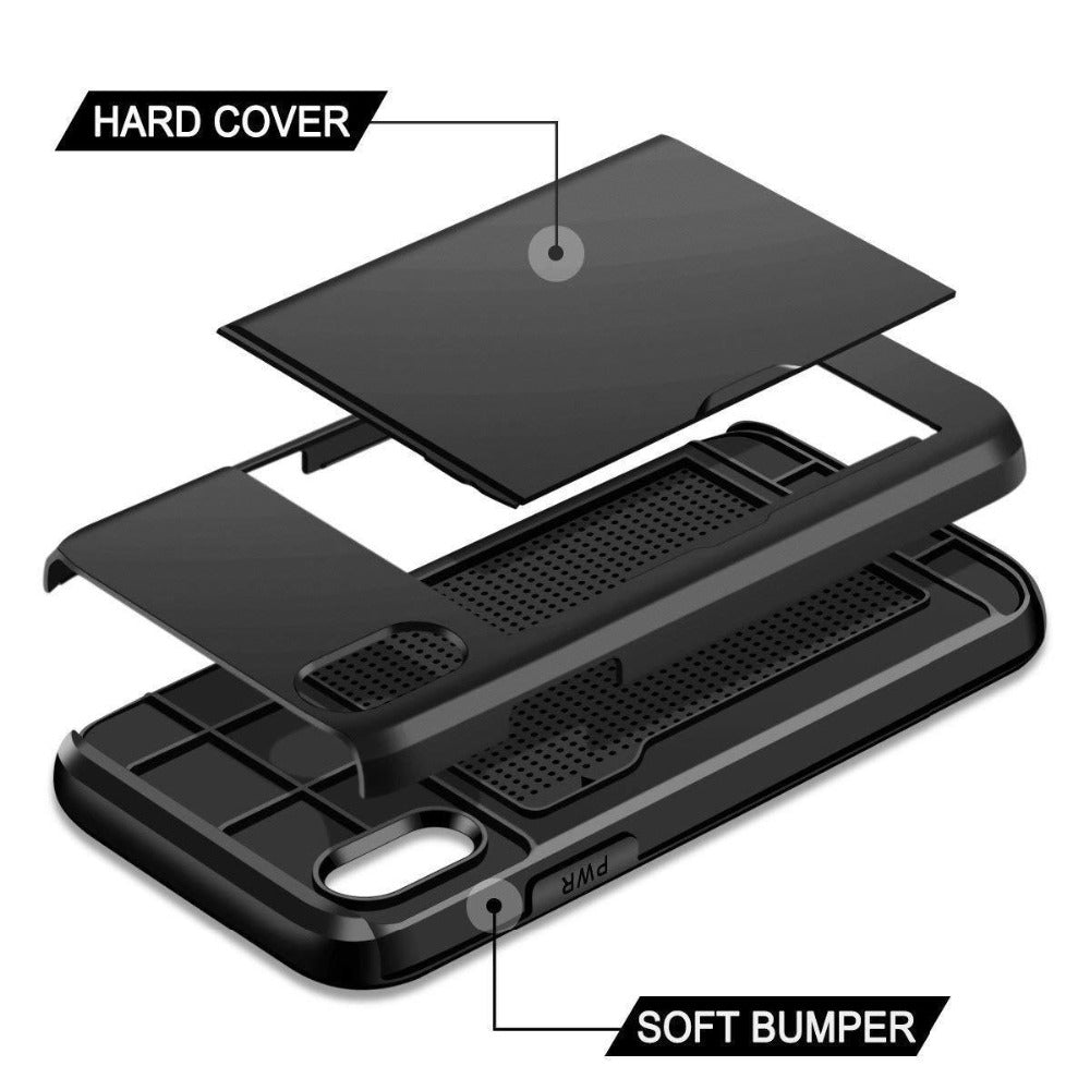 Mobile phone card holder