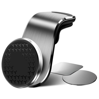 Magnetic car phone holder with air vents, rotatable smartphone holder